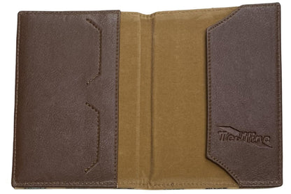 Vegan Leather Best Time to Travel Canvas Passport Cover Holder